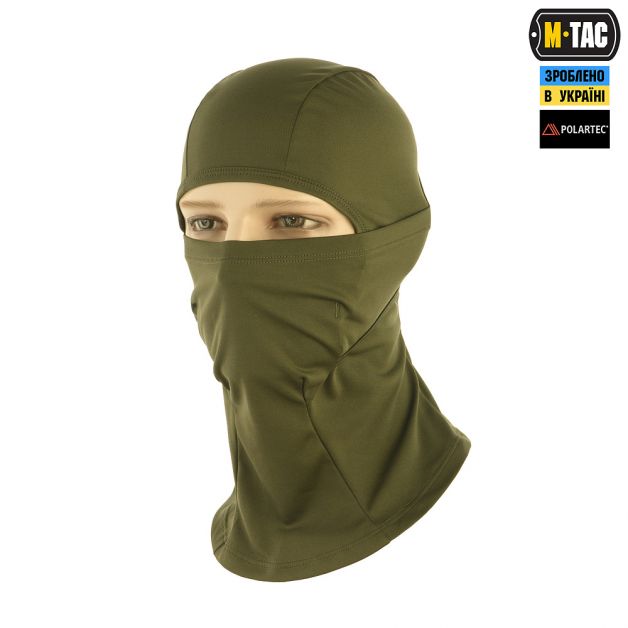 M-Tac балаклава-ниндзя потоотводящая Polartec Army Olive