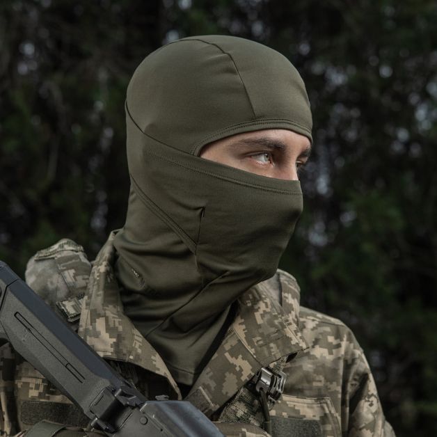 M-Tac балаклава-ниндзя потоотводящая Polartec Army Olive