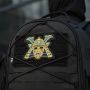 M-Tac нашивка Маска самурая (вышивка) Black