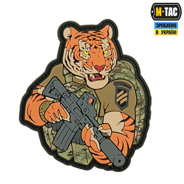 M-Tac нашивка Тигр 3-тя окрема штурмова бригада PVC