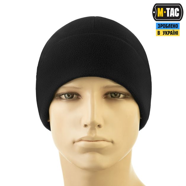 M-Tac шапка Watch Cap Elite флис (320г/м2) Black