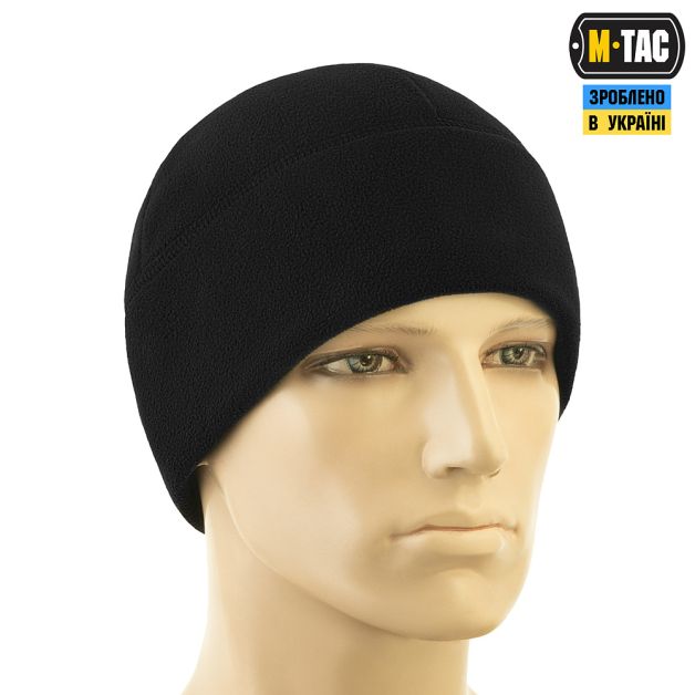 M-Tac шапка Watch Cap Elite флис (320г/м2) Black