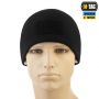 M-Tac шапка Watch Cap Elite флис (320г/м2) с липучкой Black