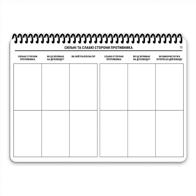 Ecopybook Tactical Блокнот командира взвода