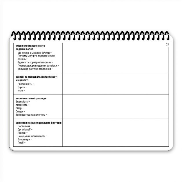 Ecopybook Tactical Блокнот командира взвода