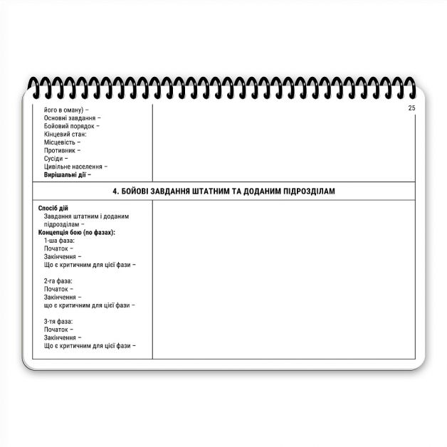 Ecopybook Tactical Блокнот командира взвода