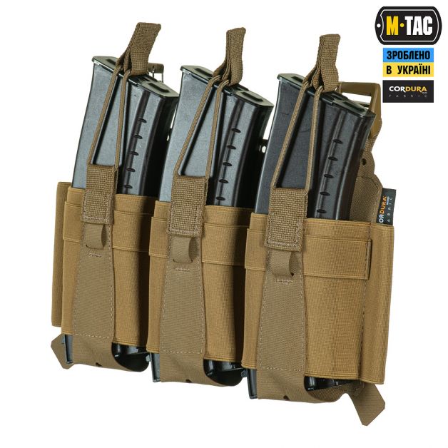 M-Tac передня панель для плитоноски Cuirass QRS на три магазина Coyote