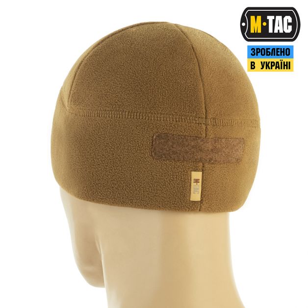 M-Tac шапка Watch Cap Elite флис (320г/м2) с липучкой Coyote Brown