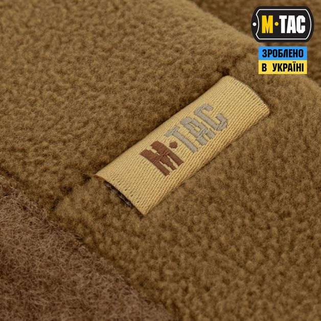 M-Tac шапка Watch Cap Elite флис (320г/м2) с липучкой Coyote Brown