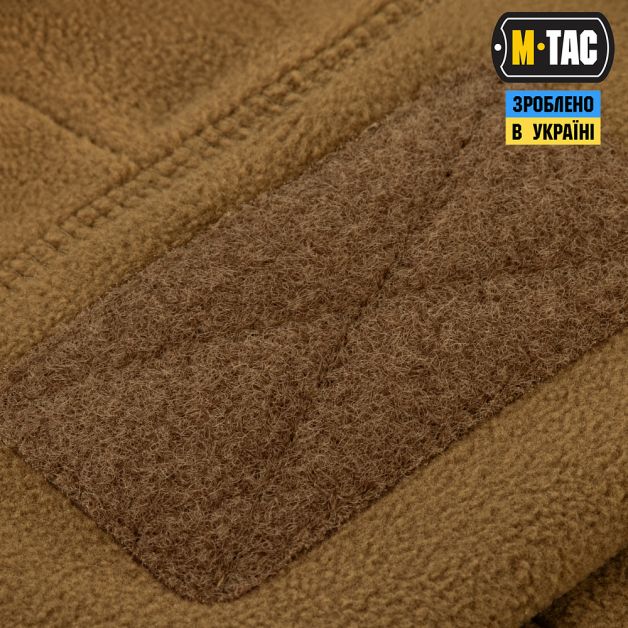 M-Tac шапка Watch Cap Elite флис (320г/м2) с липучкой Coyote Brown
