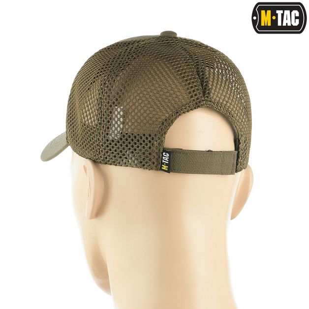 M-Tac бейсболка с сеткой Flex рип-стоп Dark Olive