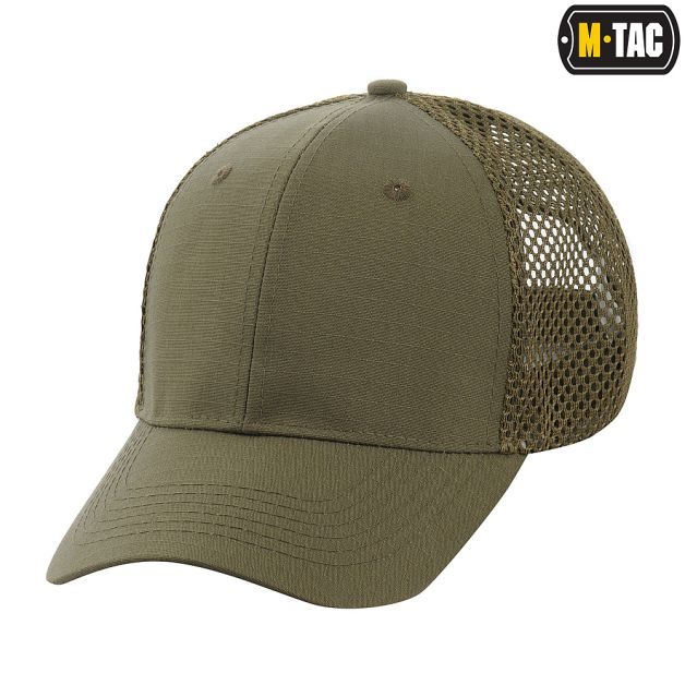 M-Tac бейсболка с сеткой Flex рип-стоп Dark Olive