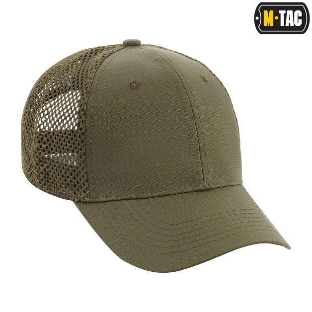 M-Tac бейсболка с сеткой Flex рип-стоп Dark Olive