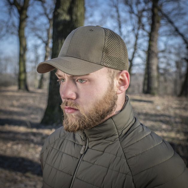 M-Tac бейсболка с сеткой Flex рип-стоп Dark Olive