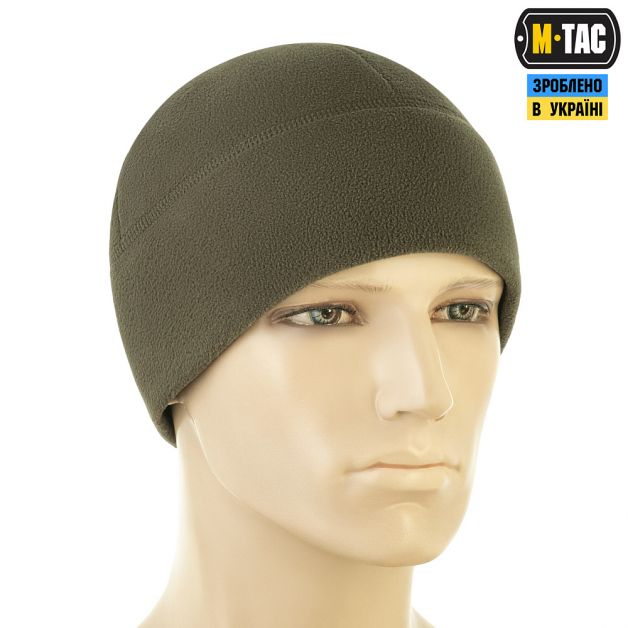 M-Tac шапка Watch Cap Elite флис (320г/м2) with Slimtex Dark Olive