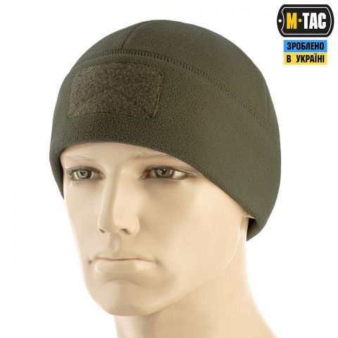 M-Tac шапка Watch Cap Elite флис (320г/м2) с липучкой Dark Olive