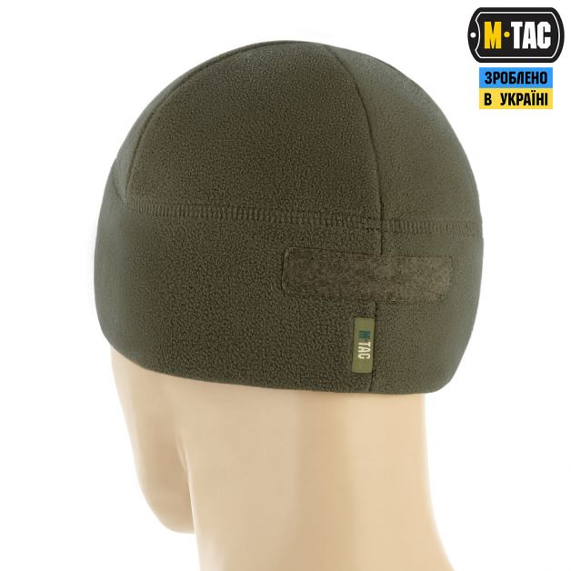 M-Tac шапка Watch Cap Elite флис (320г/м2) с липучкой Dark Olive