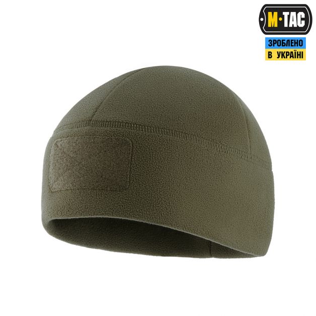 M-Tac шапка Watch Cap Elite флис (320г/м2) с липучкой Dark Olive