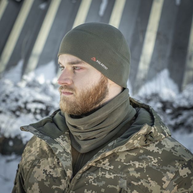 M-Tac шапка Watch Cap флис Light Polartec Dark Olive