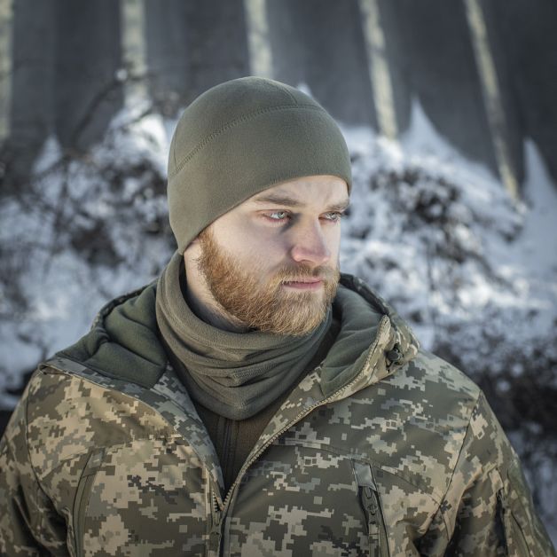 M-Tac шапка Watch Cap флис Light Polartec Dark Olive