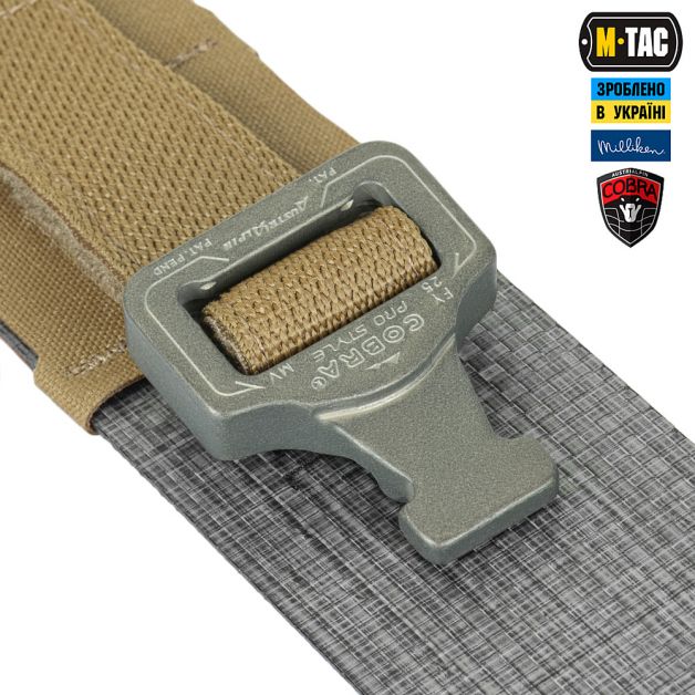 M-Tac ремень Tiger Belt Cobra Buckle Coyote
