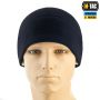 M-Tac шапка Watch Cap Elite флис (320г/м2) с липучкой Dark Navy Blue