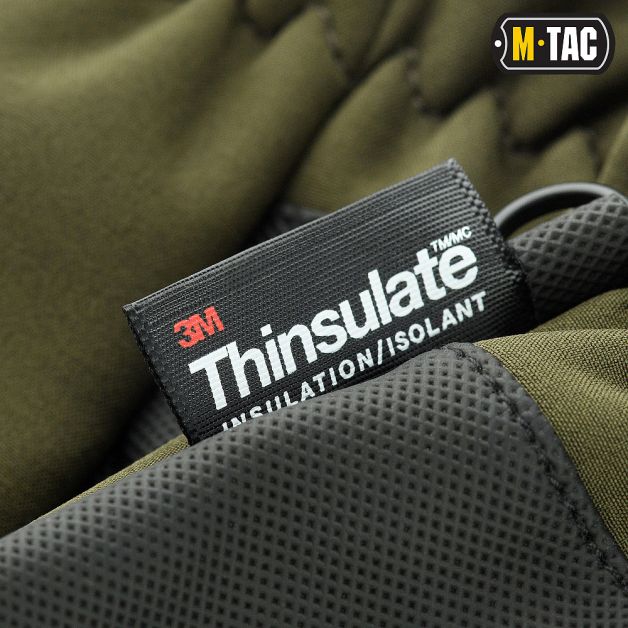 M-Tac перчатки Soft Shell Thinsulate Olive