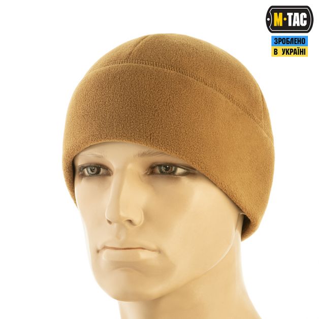 M-Tac шапка Watch Cap Elite флис (320г/м2) with Slimtex Coyote Brown
