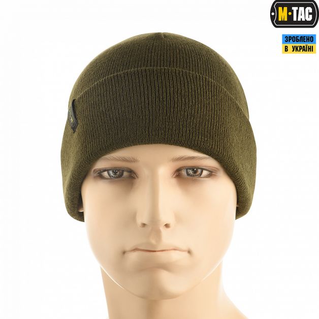 M-Tac шапка тонкая вязка 100% акрил Dark Olive