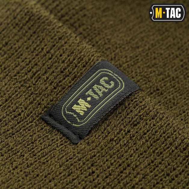 M-Tac шапка тонкая вязка 100% акрил Dark Olive