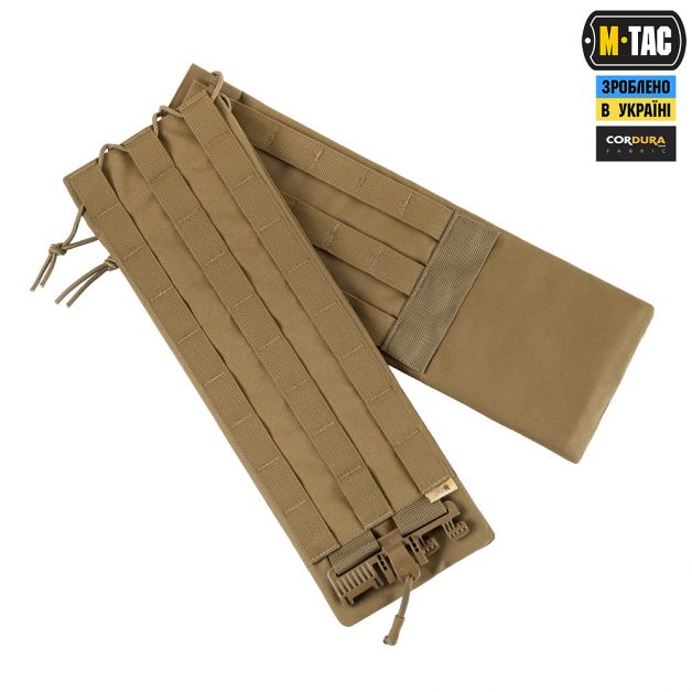 M-Tac камербанд с баллистическими пакетами 2 класс для Cuirass QRS Coyote
