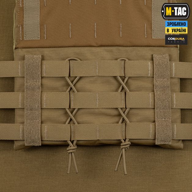 M-Tac камербанд с баллистическими пакетами 2 класс для Cuirass QRS Coyote