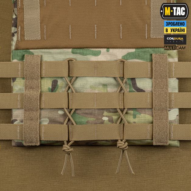 M-Tac камербанд с баллистическими пакетами 2 класс для Cuirass QRS Multicam