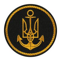 Шеврон ВМС ЗСУ чорний