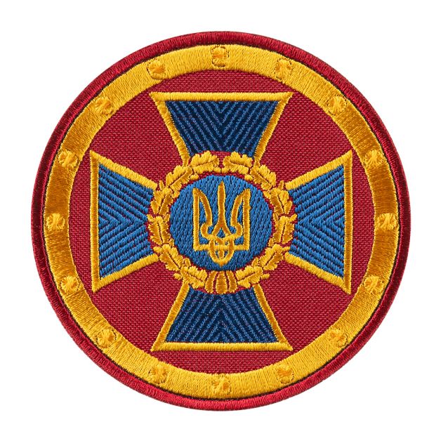 Шеврон СБУ круг хрест