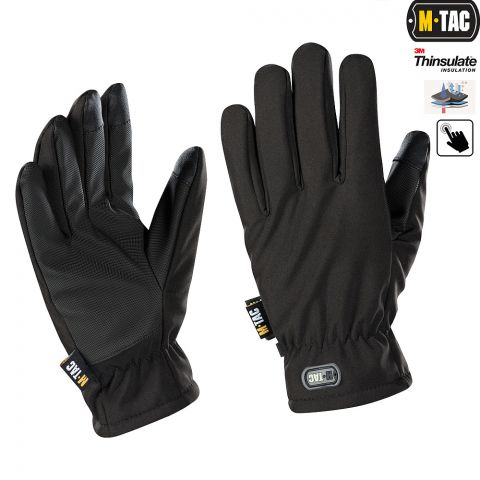 M-Tac перчатки Soft Shell Thinsulate Black