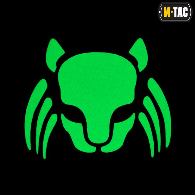 M-Tac нашивка Cat Predator Black/GID