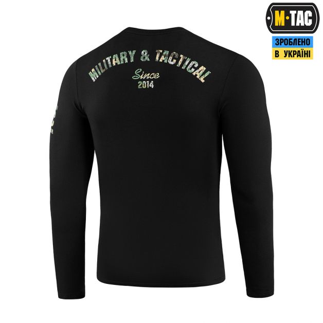 M-Tac футболка Logo длинный рукав Black