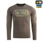 M-Tac футболка Logo длинный рукав Dark Olive