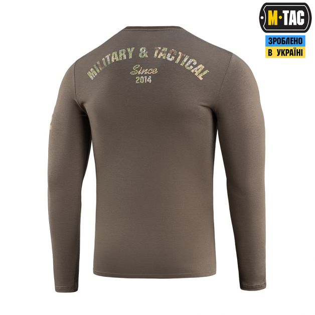 M-Tac футболка Logo длинный рукав Dark Olive