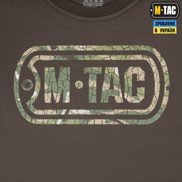 M-Tac футболка Logo длинный рукав Dark Olive