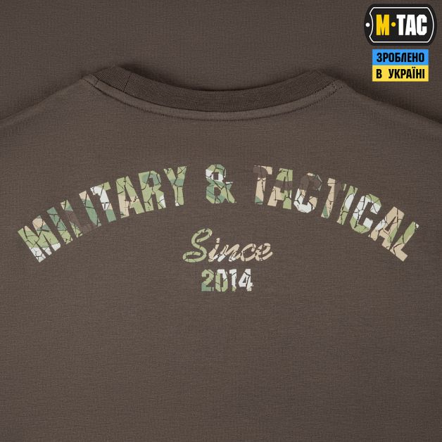 M-Tac футболка Logo длинный рукав Dark Olive