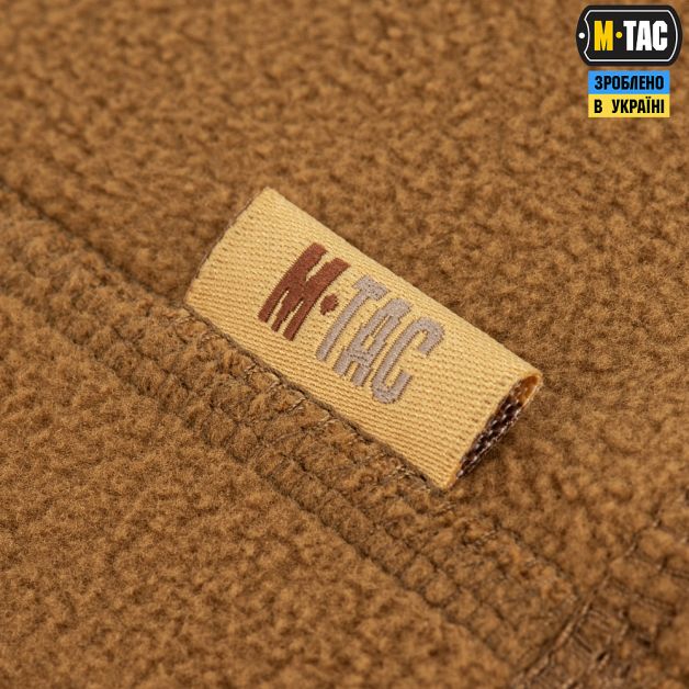 M-Tac шарф-труба Elite короткий с затяжкой флис (320г/м2) Coyote Brown