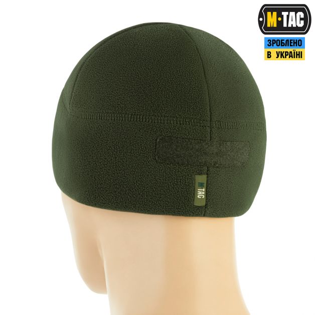 M-Tac шапка Watch Cap Elite флис (320г/м2) с липучкой Army Olive