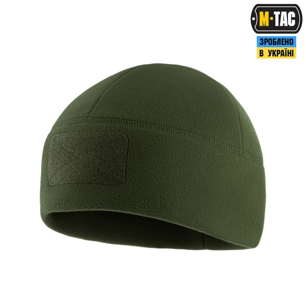 M-Tac шапка Watch Cap Elite флис (320г/м2) с липучкой Army Olive