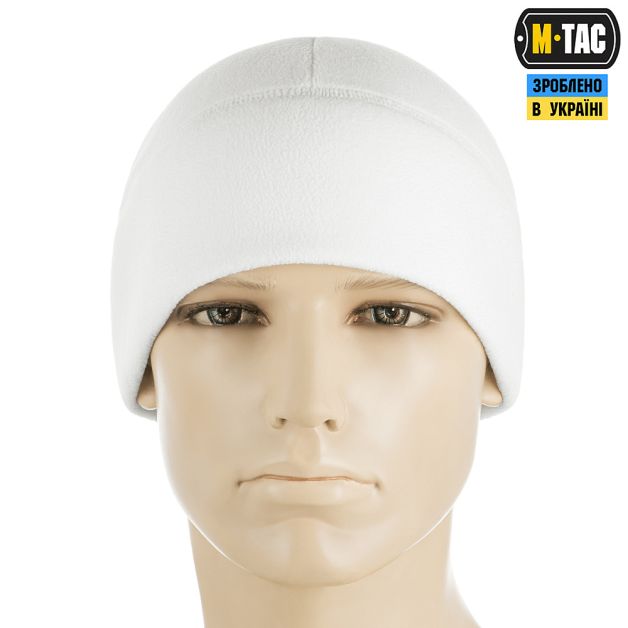 M-Tac шапка Watch Cap Elite флис (320г/м2) White