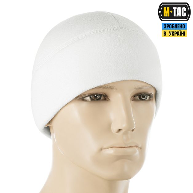 M-Tac шапка Watch Cap Elite флис (320г/м2) White