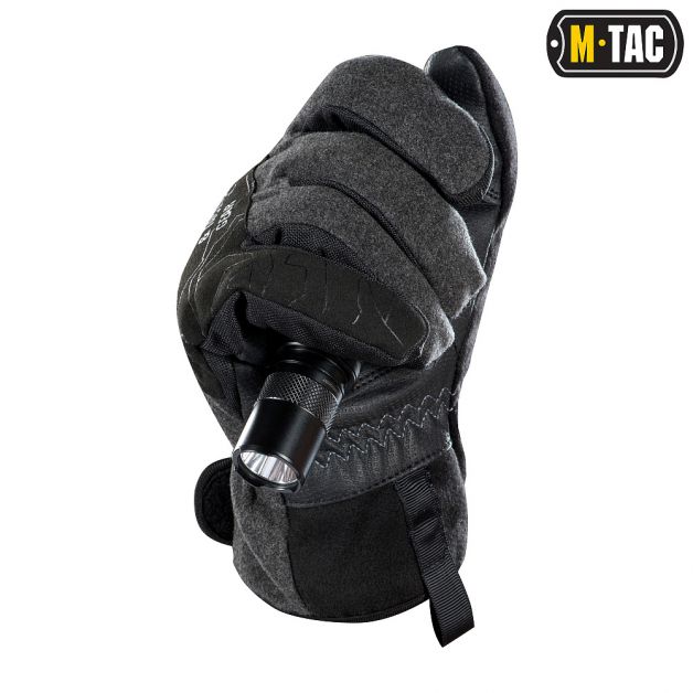 M-Tac перчатки зимние Extreme Tactical Dark Grey