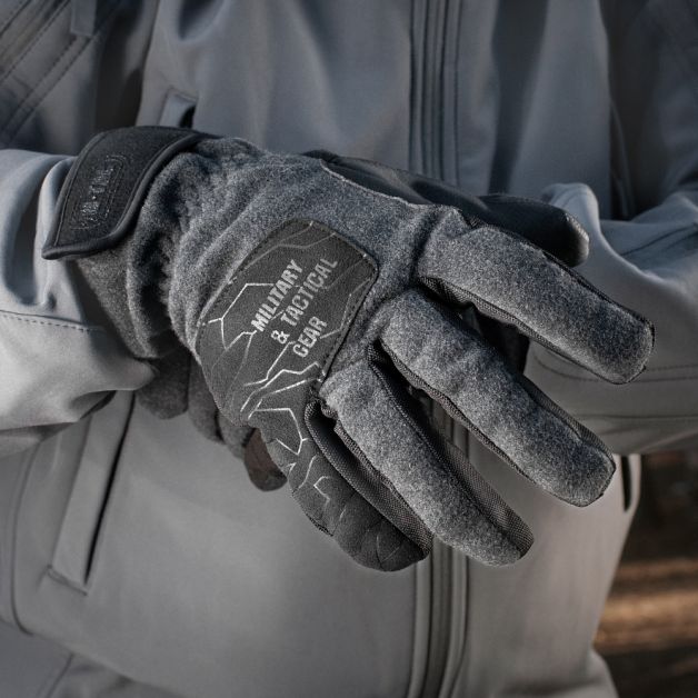 M-Tac перчатки зимние Extreme Tactical Dark Grey