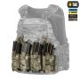 M-Tac передняя панель для чехла бронежилета Sturm на 4 магазина Multicam